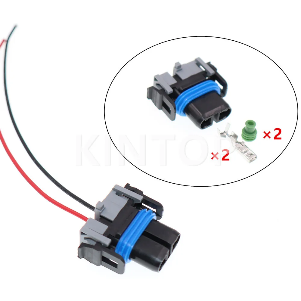 1 Set 2 Pins MG652520-2 MG652520 MG632506 Waterproof Auto Headlight Socket AC Assembly H11 H8 881 Lamp Light Plug