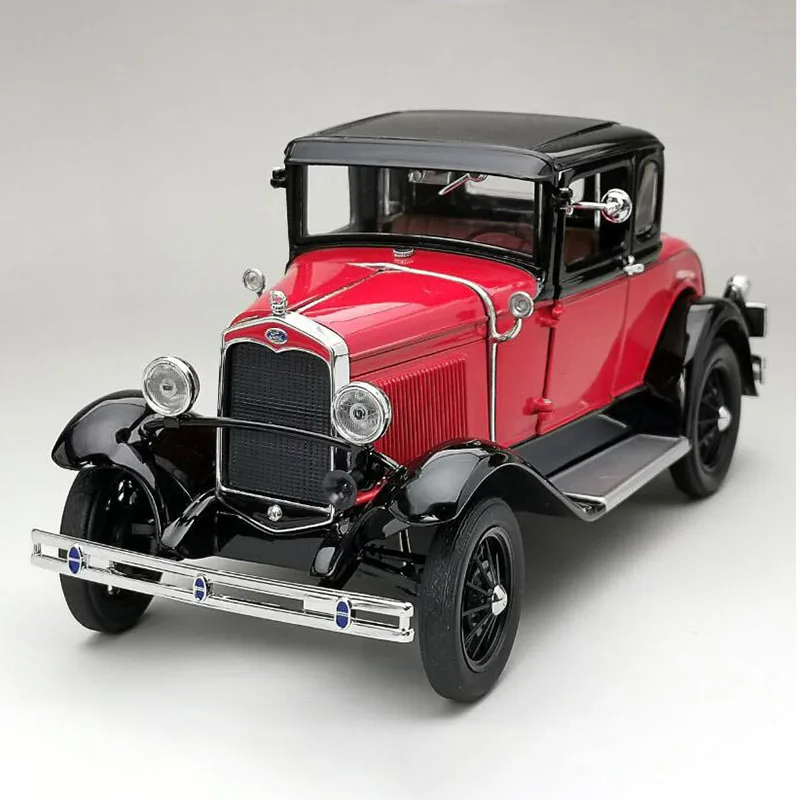 

Diecast 1/18 Scale 1931 Ford Model A Coupe Classic 6137 Alloy Car Model Collection Souvenir Display Ornaments