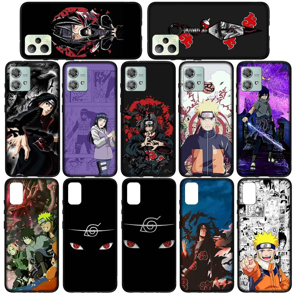 Itachis Uchihas Akatsukis Sasukes Silicone Coque Phone Cover for Samsung Galaxy S23 S22 S21 S20 Fe Ultra S8 Plus + Soft Case