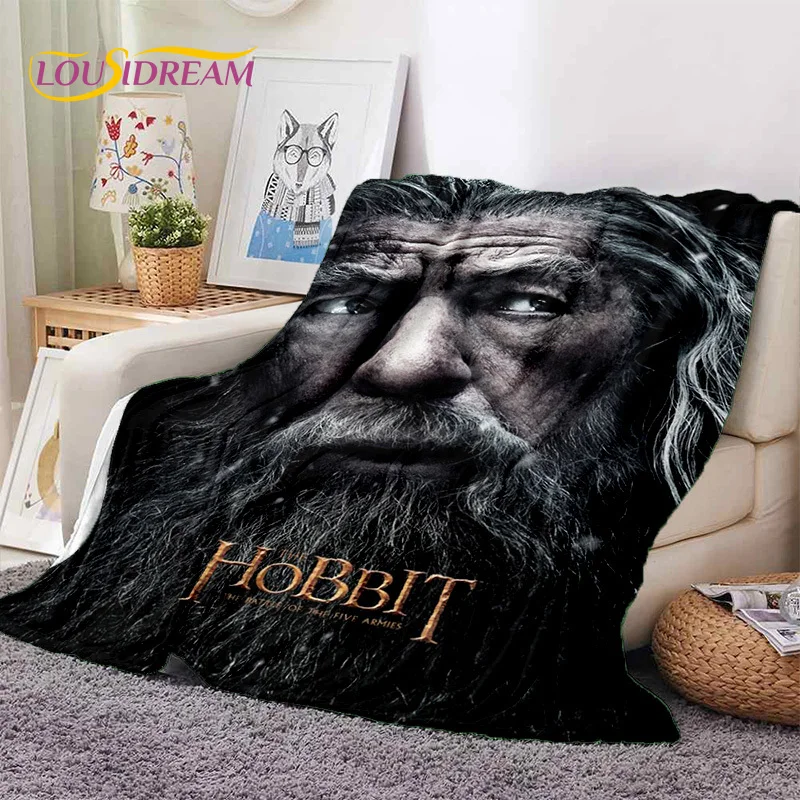 

L-Lord of The Rings H-Hobbit Movie Soft Blankets,Keep Warm Throw Blanket Comfortable Blanket for Picnic Beds Sofa Home Bedroom