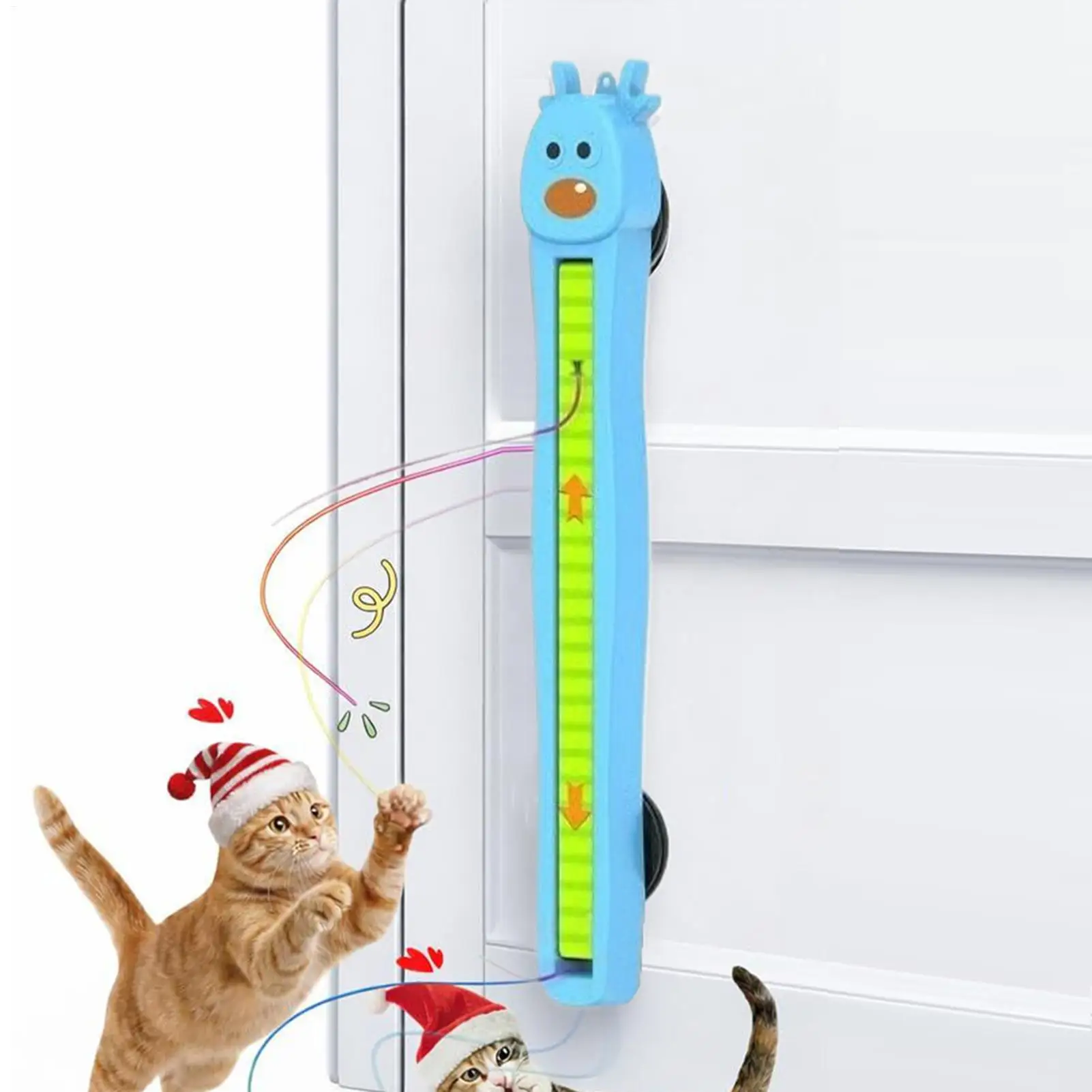 

Интерактивная игрушка для кошек, настенная игра с летающей веревкой, перезаряжаемые стимулирующие игрушки для кошек для дома, гостиной, кухни, квартиры