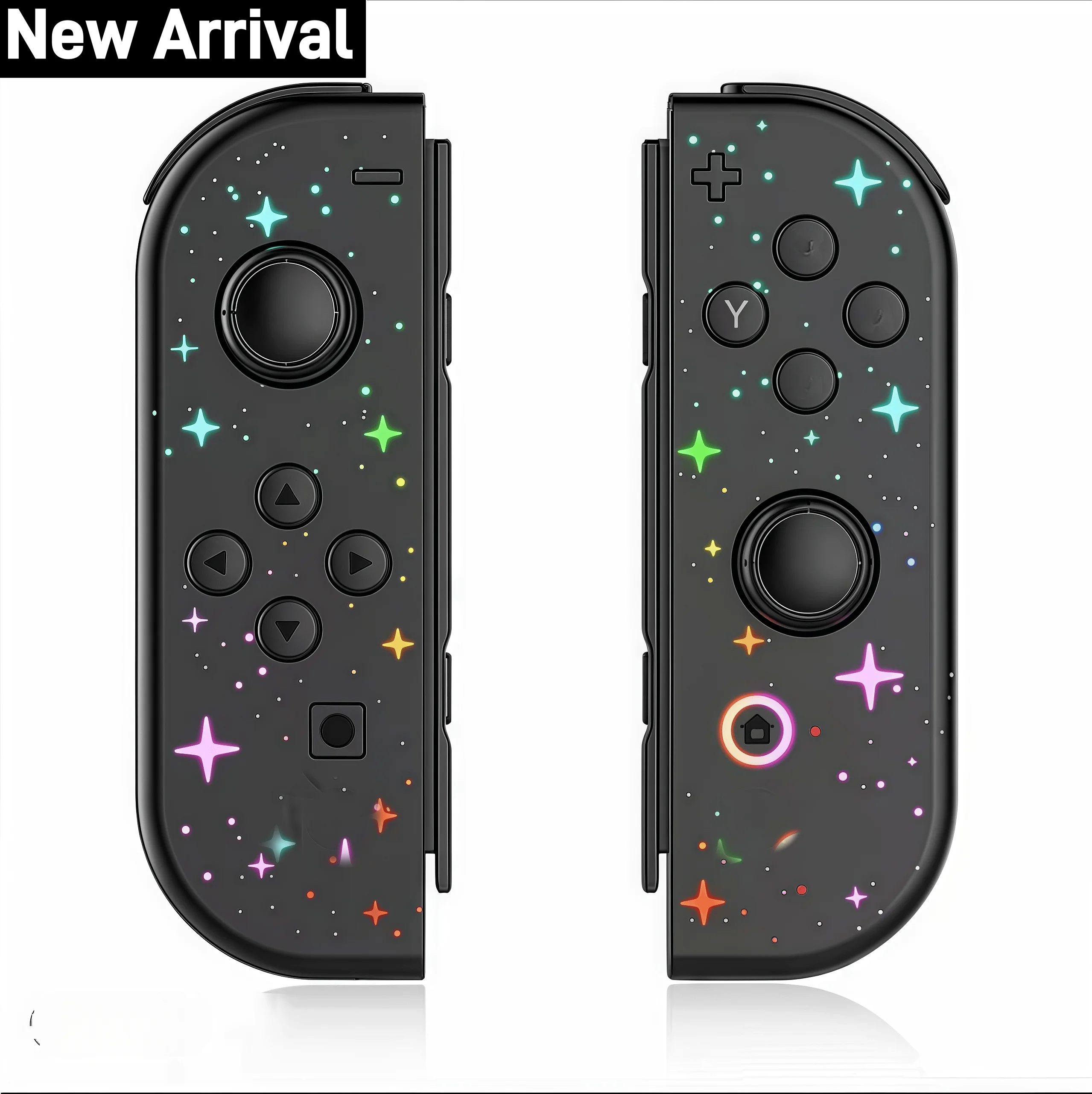 New arrival Exclusive model in 2025. RGB LED 5.2 Bluetooth Joy-Con, suitable for Nintendo Switch/Lite/Oled game consoles.