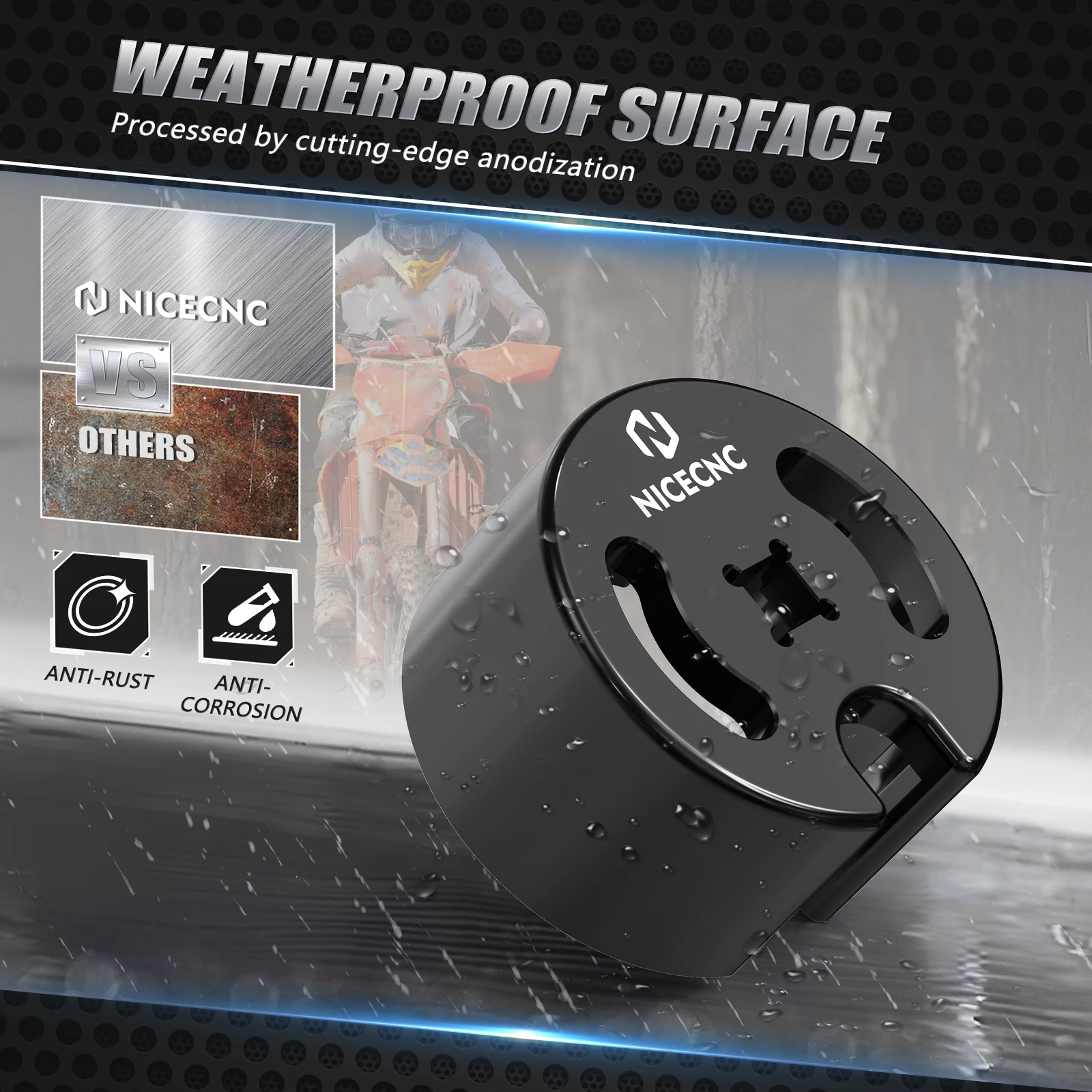 NICECNC 2024 para KTM EXC 300 SX 125 SX-F 450 EXC-F 350 XCW 500 XC 300 para Husqvarna TE300 GasGas EC300 herramienta de extracción de tapa de radiador