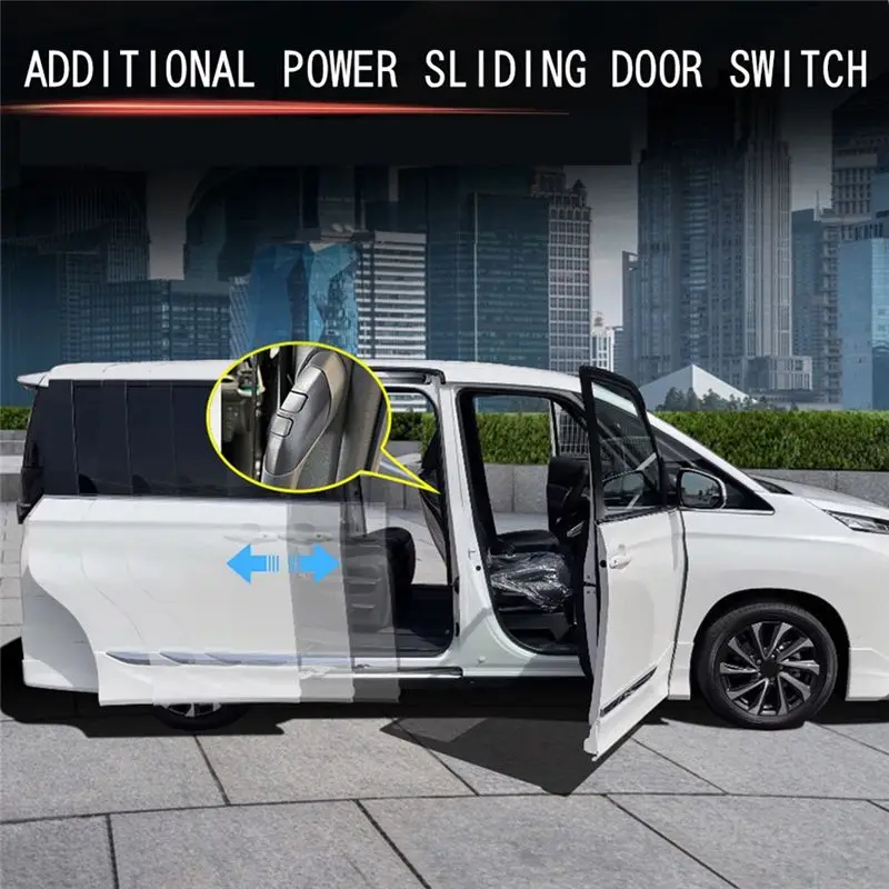 Compatible Car Electric Middle Door Switch Button with Electric Sliding Door Switch for Voxy/Noah 90 Series 2022+