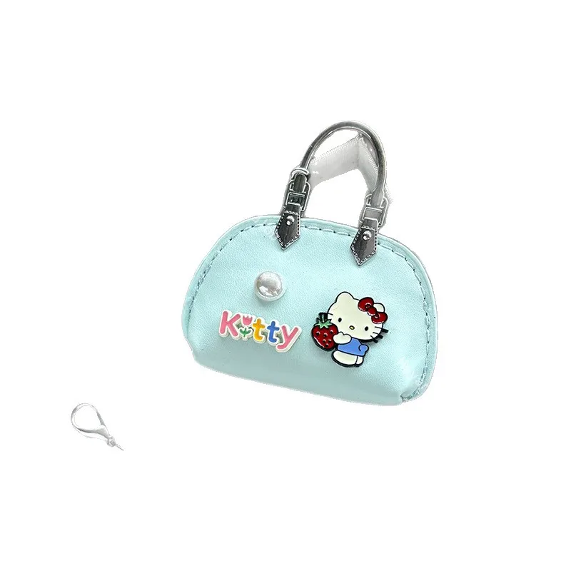 Hello Kitty, bolso fresco de verano a la moda, llavero colgante, colgante de chica a la moda, estuche de joyería versátil de alta gama, soporte de almacenamiento