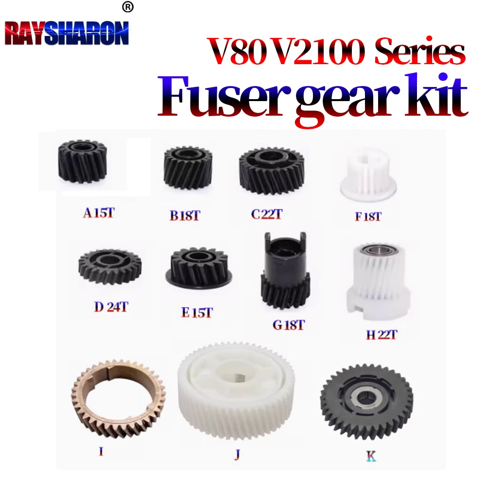 Upper Roller Gear Fuser Drive Gear Main Motor Drive Gear fuser Belt Gear For Xerox Versant 180 2100 3100 V80 V2100 V3100