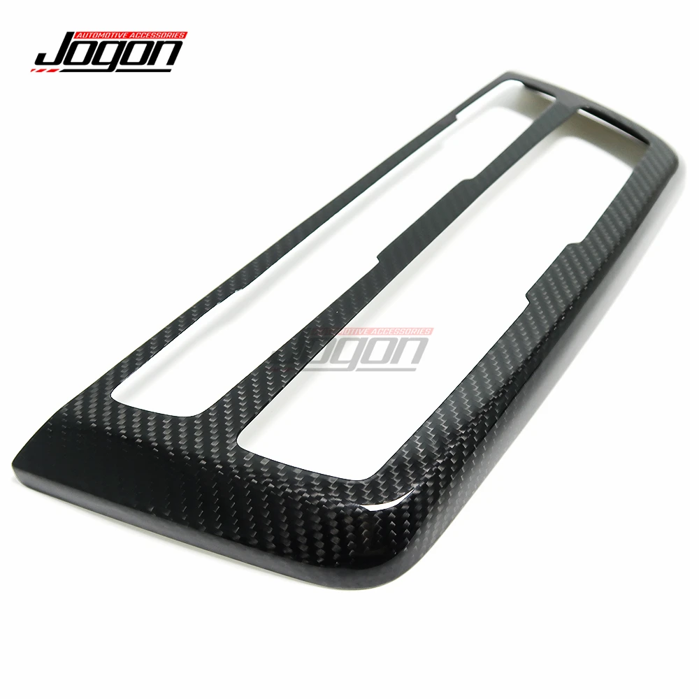 Dry Carbon Fiber Car Interior Center Console Air Conditioning CD Panel Cover Trim For BMW BMW 3 4 Series F30 F32 F34 2013-2018