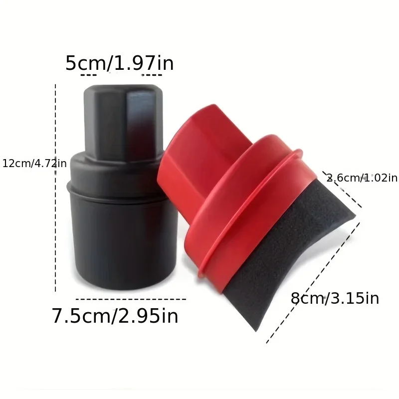 1PC Curved Hardening Sponge, Hand-Held with Cover, Car Body, Tire Polishing, Waxing Sponge, Brushing Oil, Cleaning Sponge