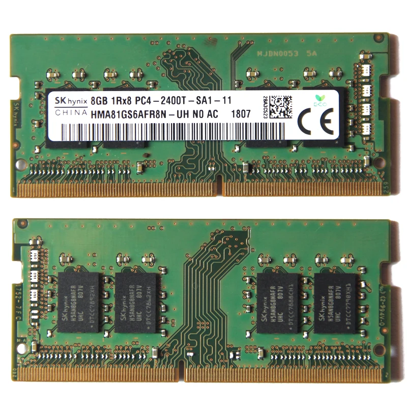 32GB SK hynix 16GB DDR4 3200MHz 16GB×2枚 Hynix 16GB DDR4 3200MHz PC4-25600 (PC4-3200AA) CL22 SODIMM 2Rx8
