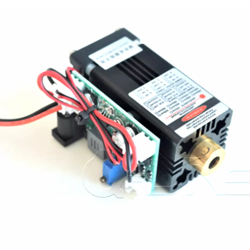 420nm 2W  Blue Purple Laser Module with Focusing TTL PWM Modulation for UV Curing 3D Printing