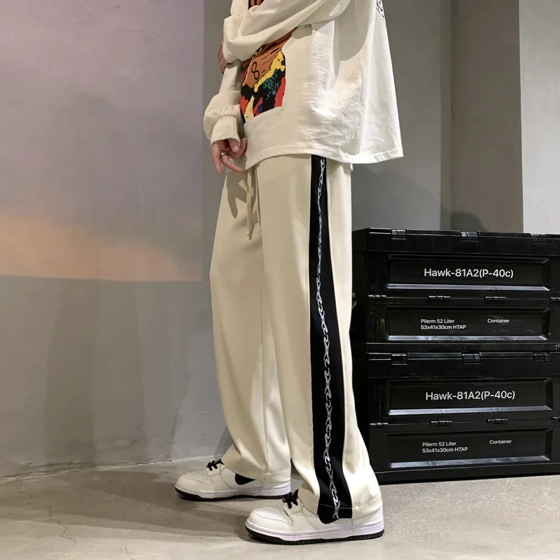 

Men's Pants Male Summer New Fashion Mens Trousers Baggy Harajuku Style Streetwear Lightweight Casual Straight-leg Trend Pants