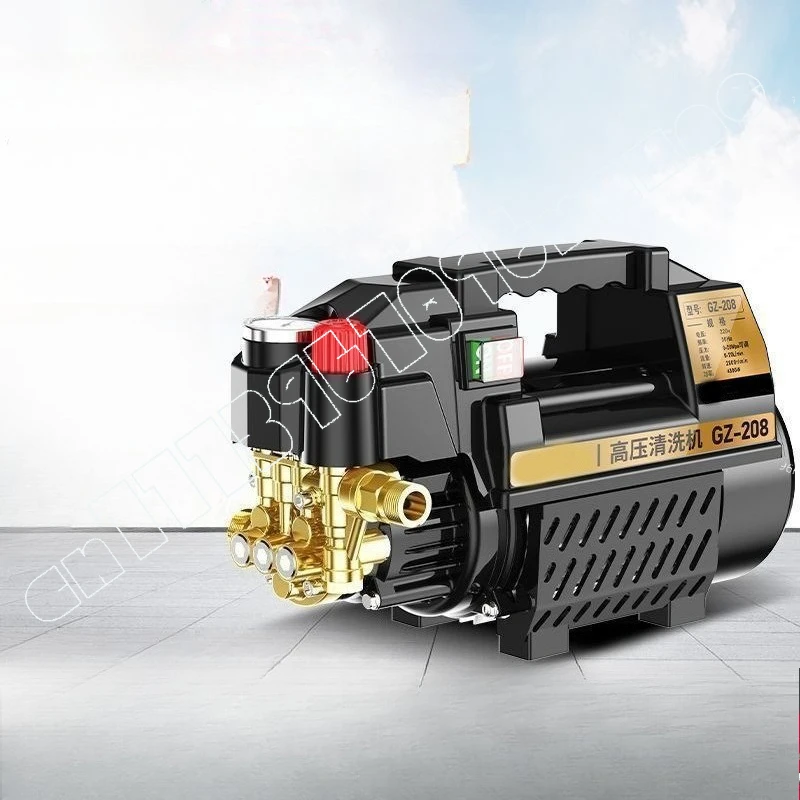 High pressure car washing machine Household 220V automatic car brush pump Adjustable pressure washing machine