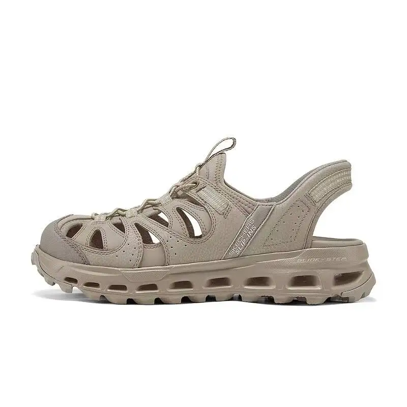 Skechers Men Sandals, Non-slip Comfort Summer Outdoor Beach Casual Shoes 237473-TAN