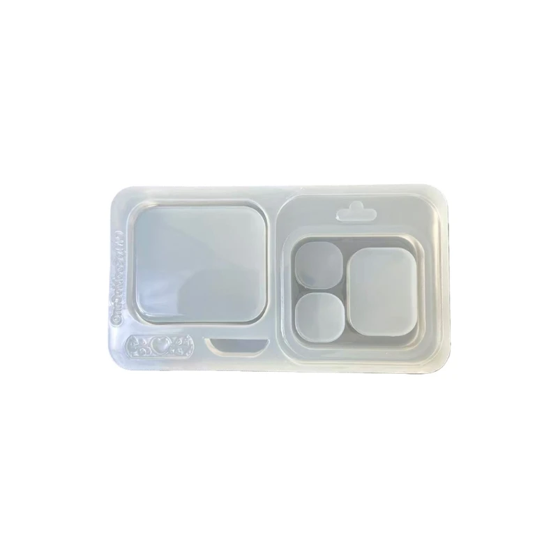 367C Silicone Mould With 3 Cavities For Creating Decorative Boxes Craft Projects