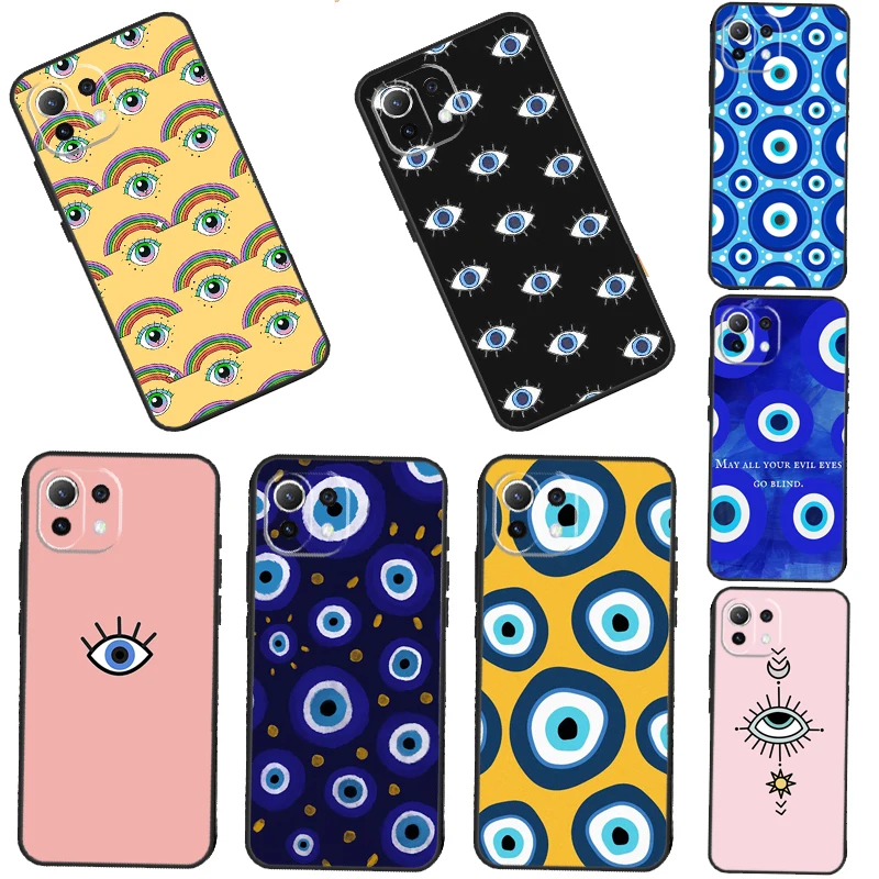 Nazar Boncuğu Evil eye For POCO F3 F4 GT M3 M4 X3 X4 Pro Case For Xiaomi Mi 11 Lite 11T 12 Pro 12S Ultra Cover