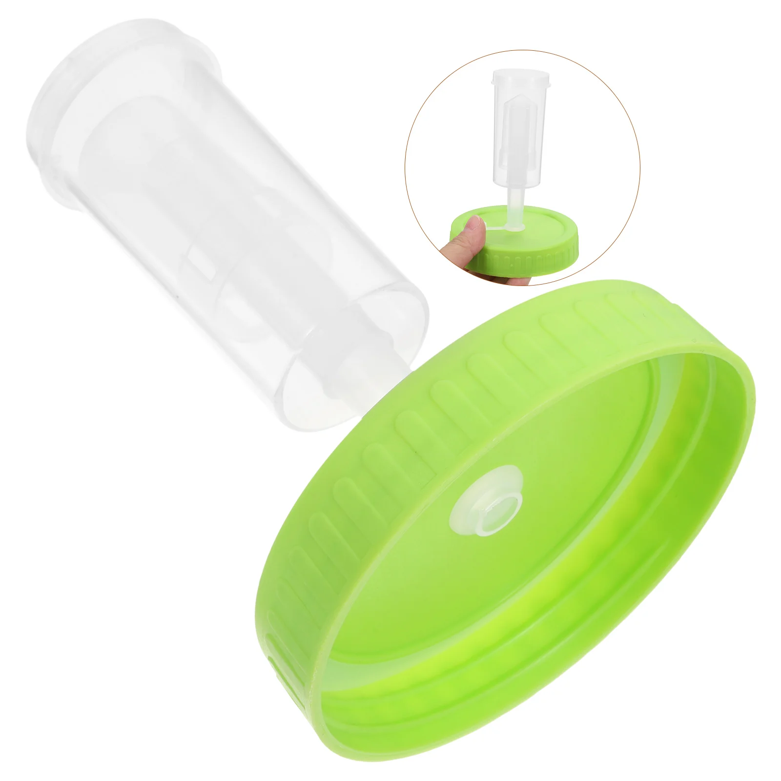 Mason Jar Fermentation Lids Jars with Wide Mouth Regular Organizer Small Plastic Canning