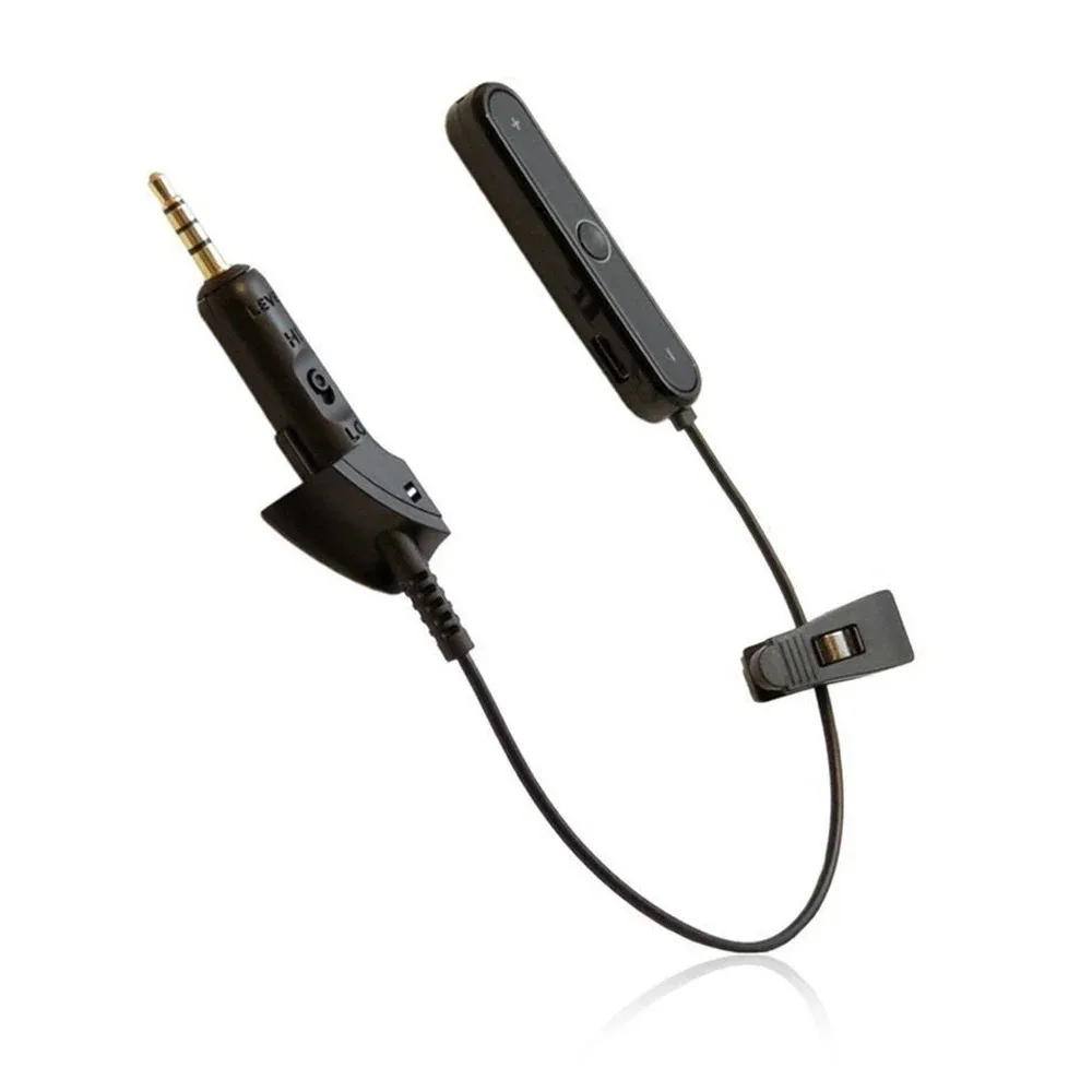 Adaptador de áudio estéreo sem fio, Bluetooth 5.0, receptor mãos livres para Bose QuietComfort 15 2 QC15 QC2 auscultadores