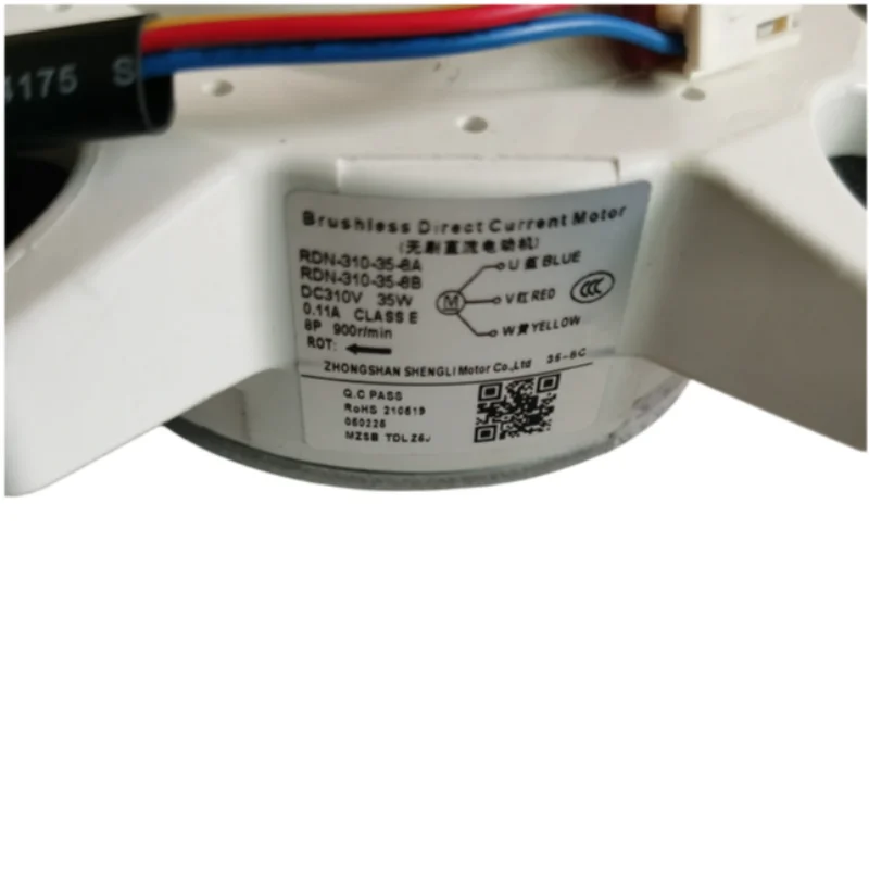 DC310V 35W 0.11A brushless DC motor for AUX RDN-310-35-8A/B external fan motor replacement