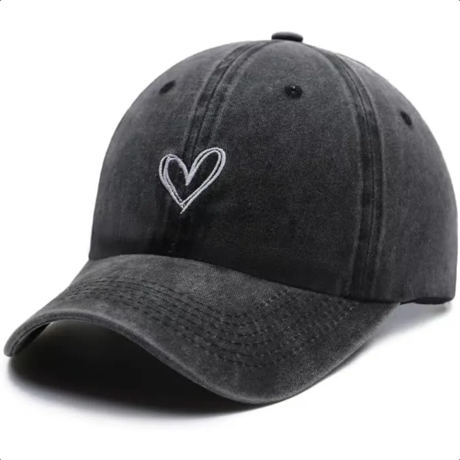 

Unisex Washed Distred Baseball Cap Twill Adjustable Dad Hat