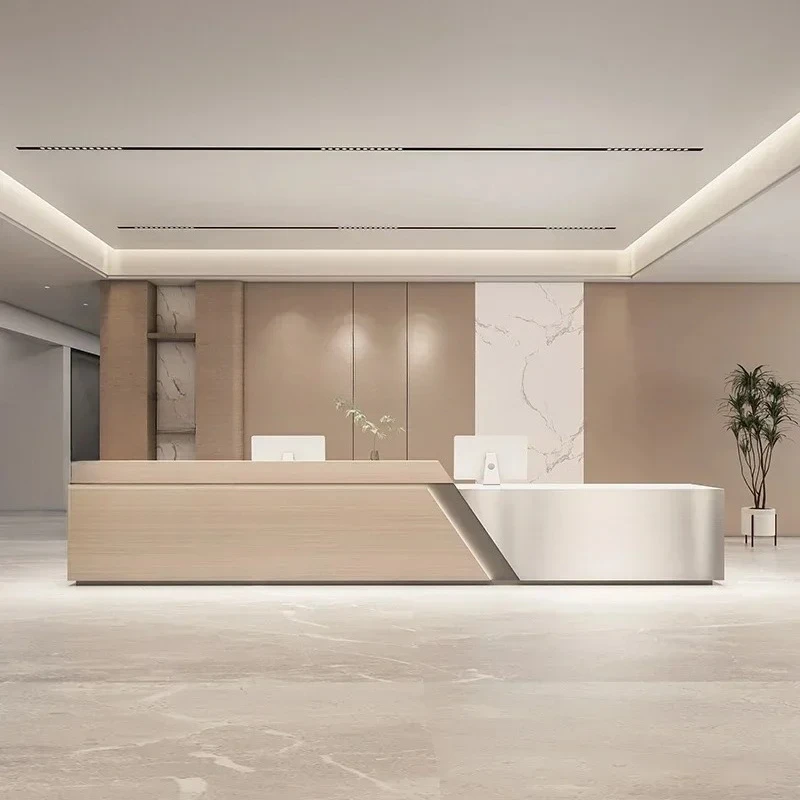 European Box Store Administrator Stand Reception Cosmetics Showcase Front Retail Checkout Design Bureau Postmodern Furniture