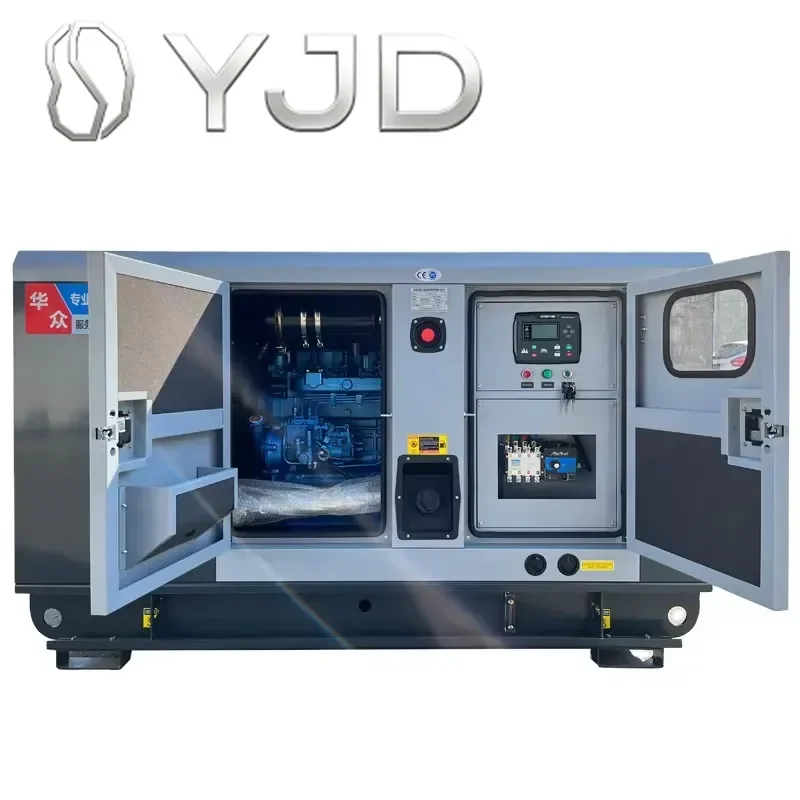 For Germany Low Fuel Consumption 24kw 30kva Small Size Soundproof Generator diesel for Home Use