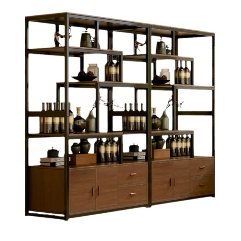 

Wine cabinet, wall living room display, commercial wine rack, household, locker