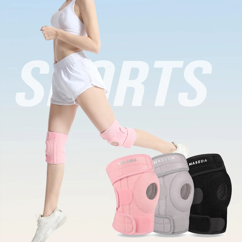 1PC Adjustable Knee Support Brace Women Patella Knee Pads Men Sports Kneepad Fitness Protector Joints Pain Relief