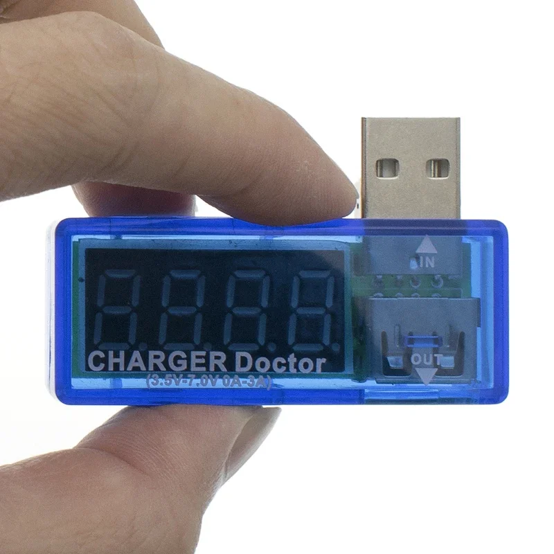 Digital USB Mobile Power charging current voltage Tester Meter Mini USB charger doctor voltmeter ammeter LED display