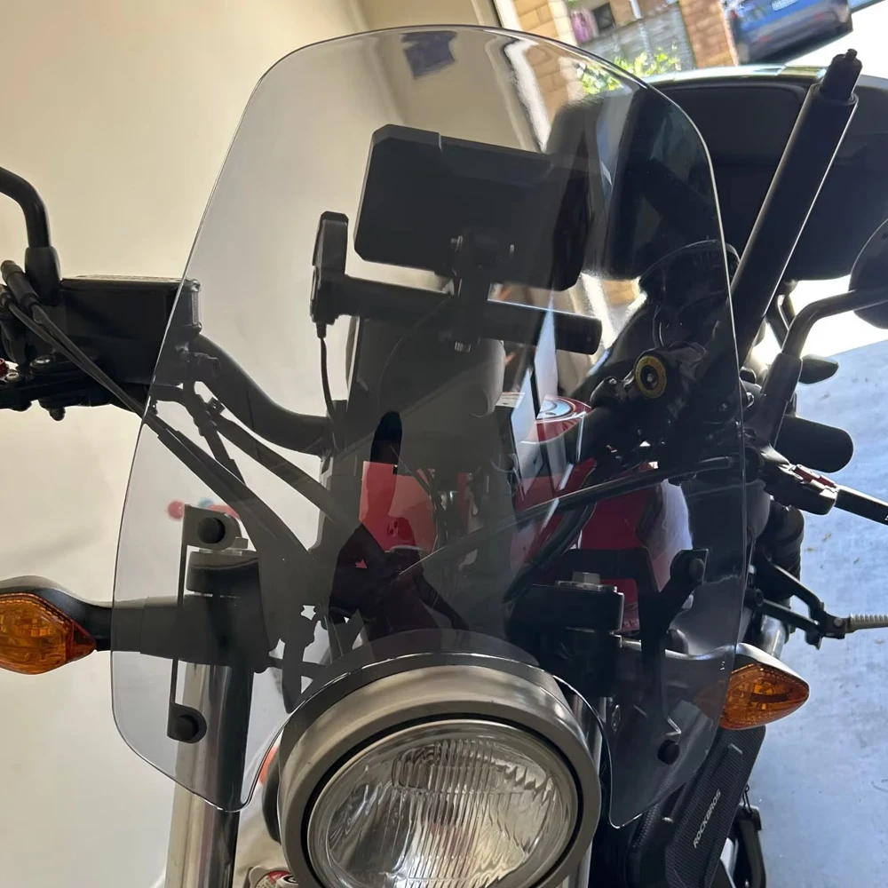 For Honda Rebel CMX 500 2021-2025 2026 CMX500 Windscreen Windshield Flyscreen Visor Wind Deflector Front Headlight Fairing Cover