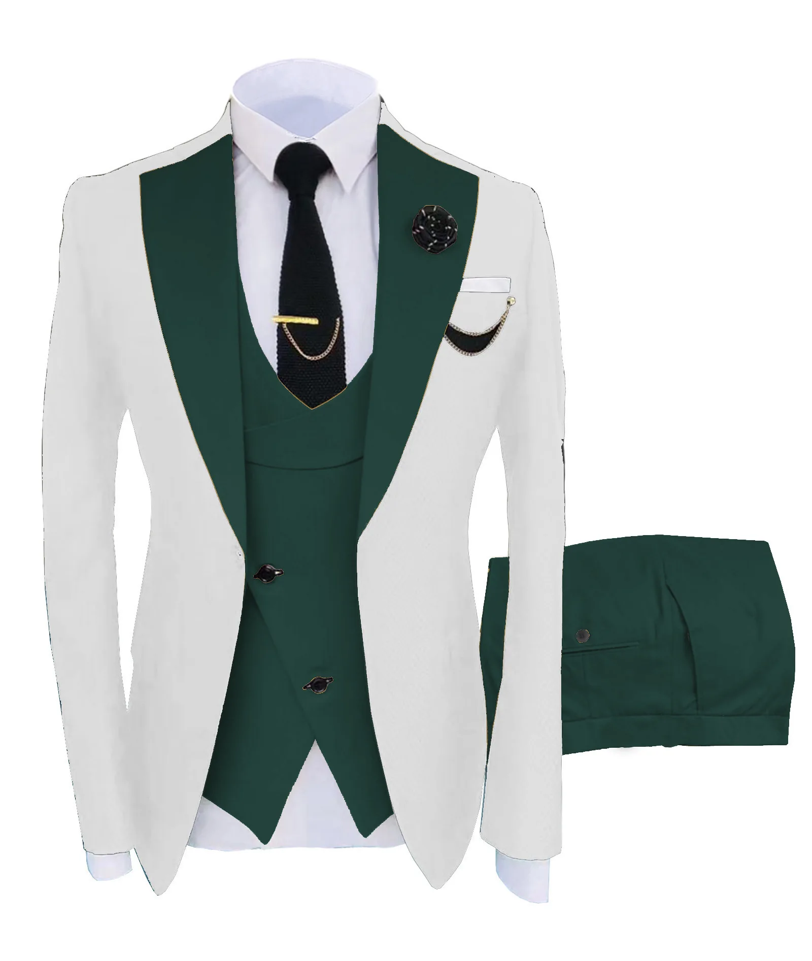 B273-Spring de negocios para hombre, traje profesional ajustado, chaqueta, novedad