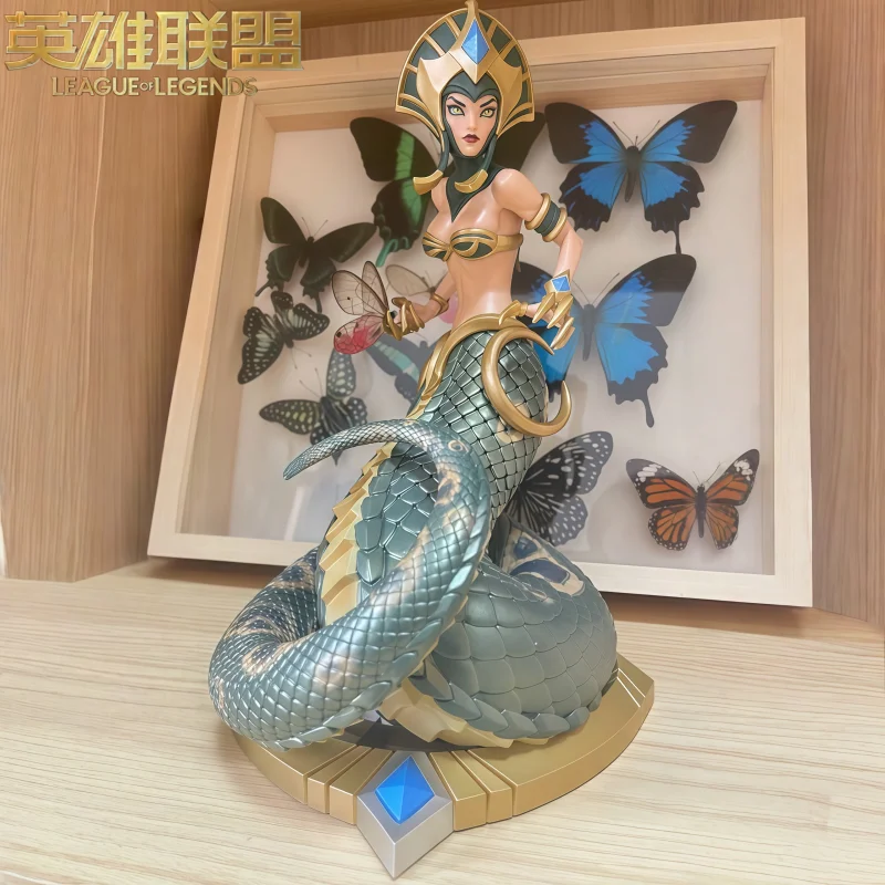 

League Of Legends Lol Serpent Empowerment Cassiopeia Snake Queen Sculpture Set Figure Charm Collectible Gift Series Ornaments