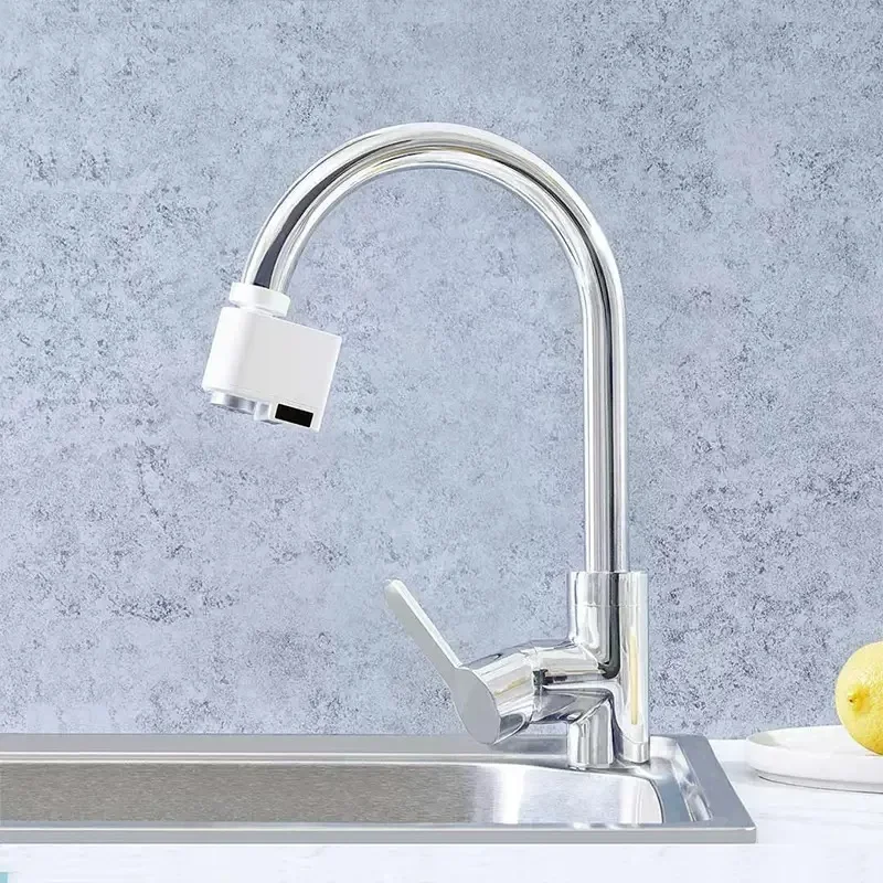 Automatic Water Saver Tap Smart Sensor Faucet Infrared Anti-overflow Kitchen Bathroom Inductive Nozzle Saving Device
