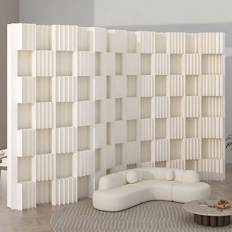 2m Height Home Decor White Organ Paper Wall Screen Room Dividers Office Partition Removable Folding Baffle