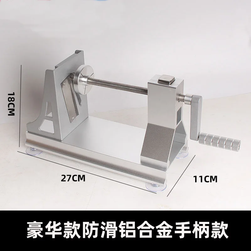 Aluminum Rotary Grater Machine - Multifunction Vegetable Slicer for Radish & Potato