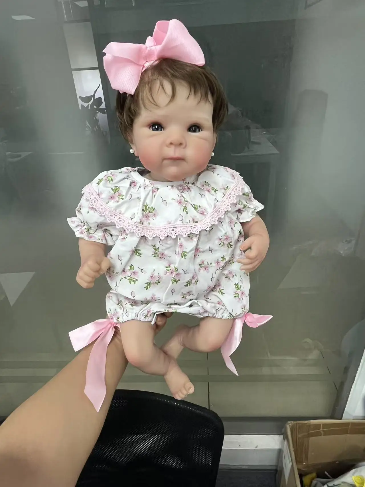 

18inch Reborn Baby Doll Bettie Soft Touch Lifelike Newborn Baby Girls Hand Painting 3D Skin with Visible Veins Muñecas Reborn