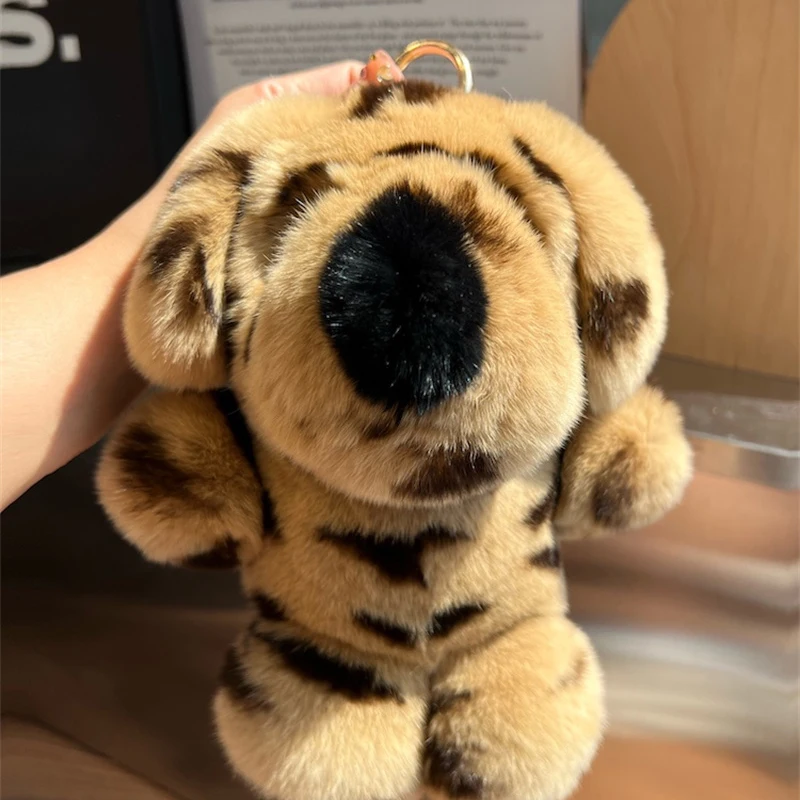 Animation Dog Charlie Takes The Lead With A Hooded Face Doll Keychain Plush Doll Pendant Toy Gift