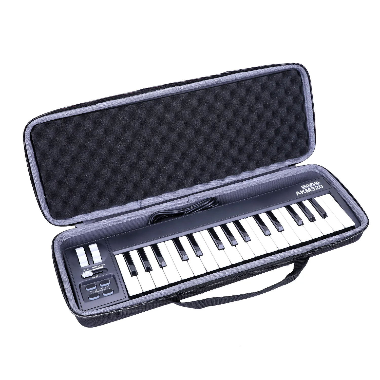 

XANAD Hard Case for midiplus, 32-Key Midi Controller 32-Key (AKM320) storage bag(only bag)