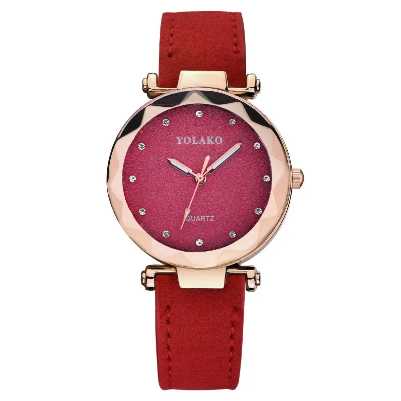 Starry Sky Diamond reloj de mujer, reloj de cuarzo con cinturón