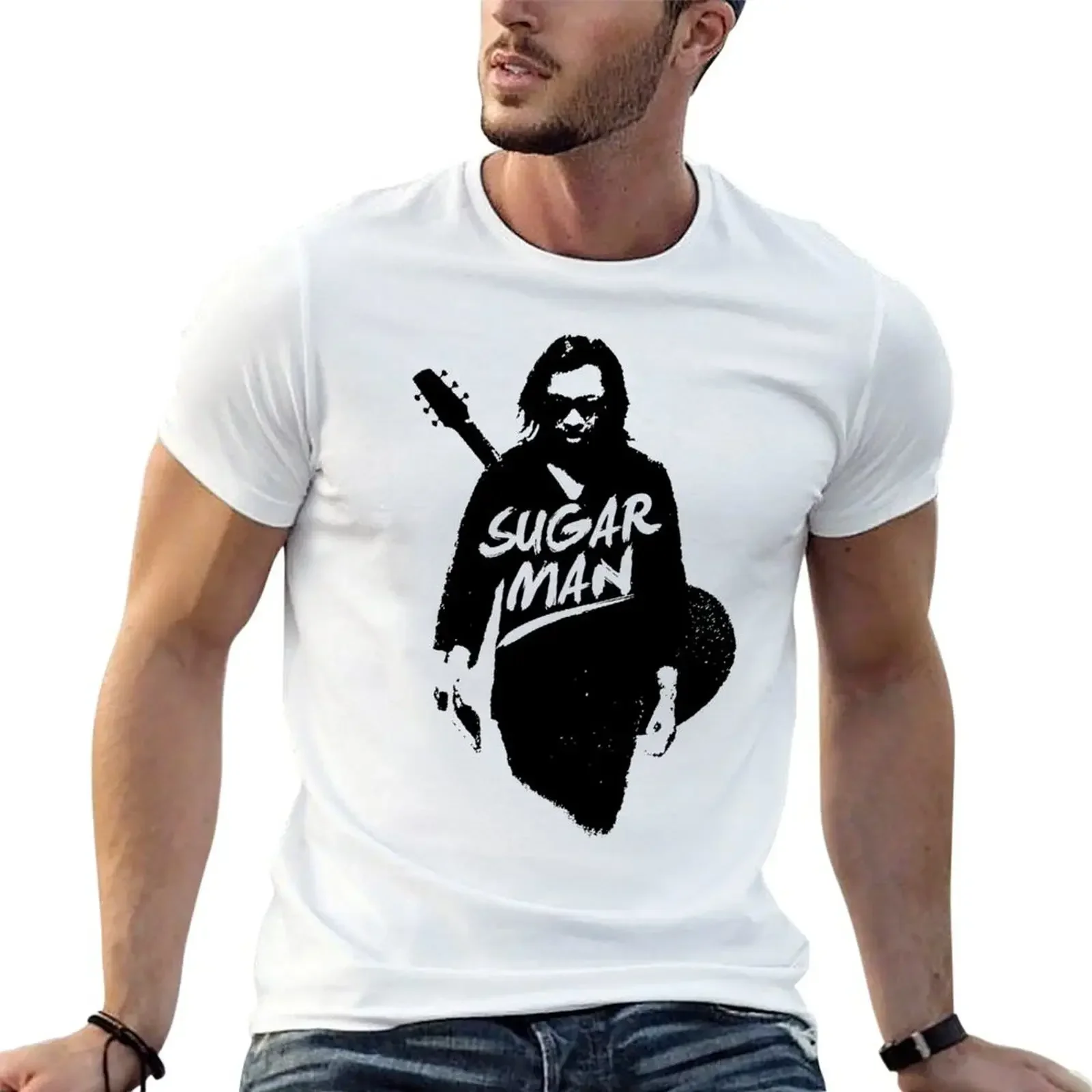 Sixto Rodriguez Sugar Man T-Shirt vintage t shirts anime stuff vintage t shirt men