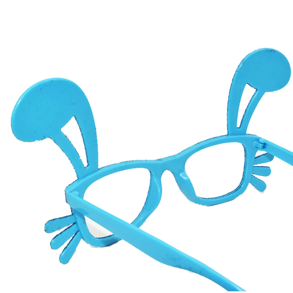 

2 PCS Rabbit Ear Glasses Cartoon Eyeglasses Frames Party Funny Creative Clothing