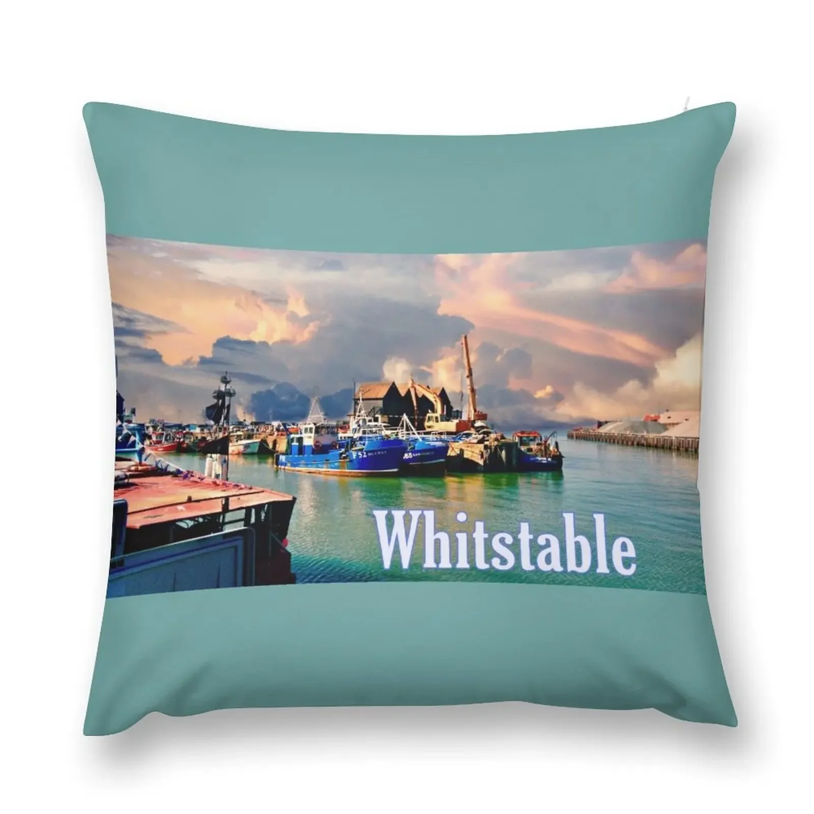 Whitstable Throw Pillow pillow pillowcase christmas supplies Decorative Cushions For Living Room Christmas Pillow