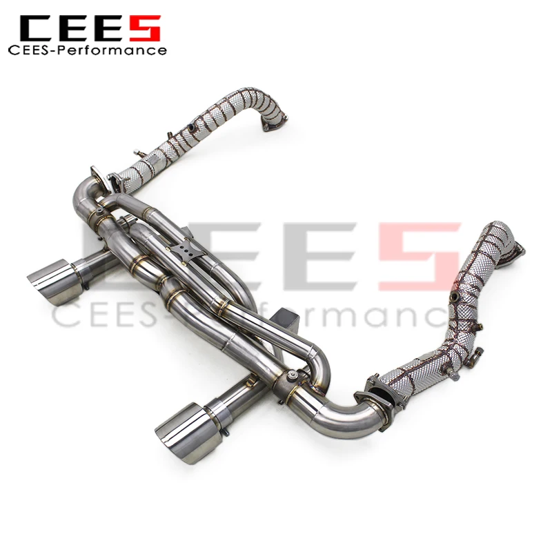 

CEES Full Exhaust System for Porsche 718 Cayman GT4 RS 4.0L 2022-2025 Stainless Steel Downpipe Catback Escape Exhaust System