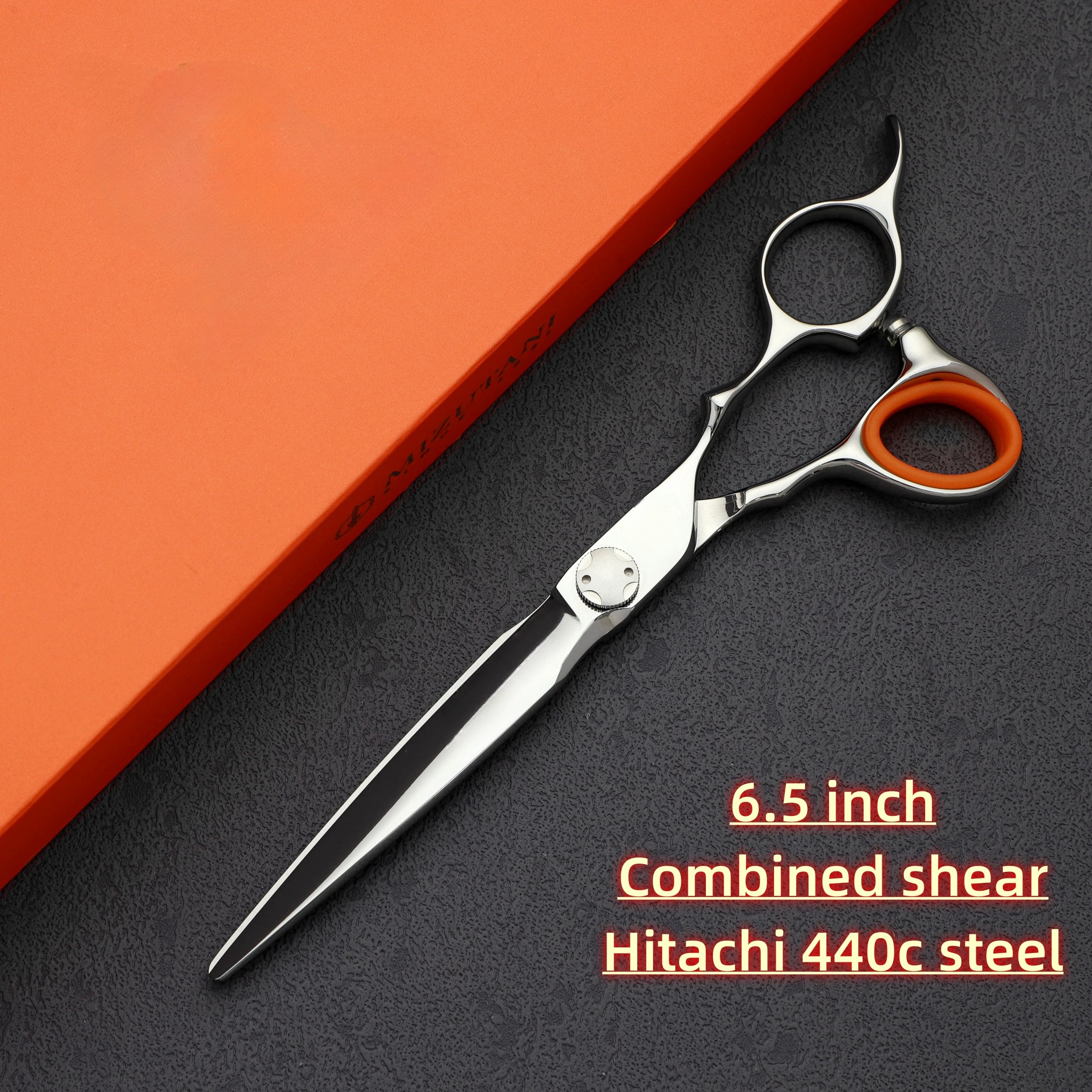 6.0-6.5-6.8 inch barber scissors，Professional hairdressing Scissors，Barbershop Accessories，Hitachi 440C Steel，Hair Cutting Tools