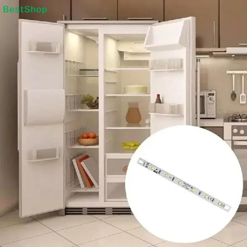 LED Light Strip For Refrigerator 12V 6500K White Bright Replacement Part 32034650 Compatible With Cooling System