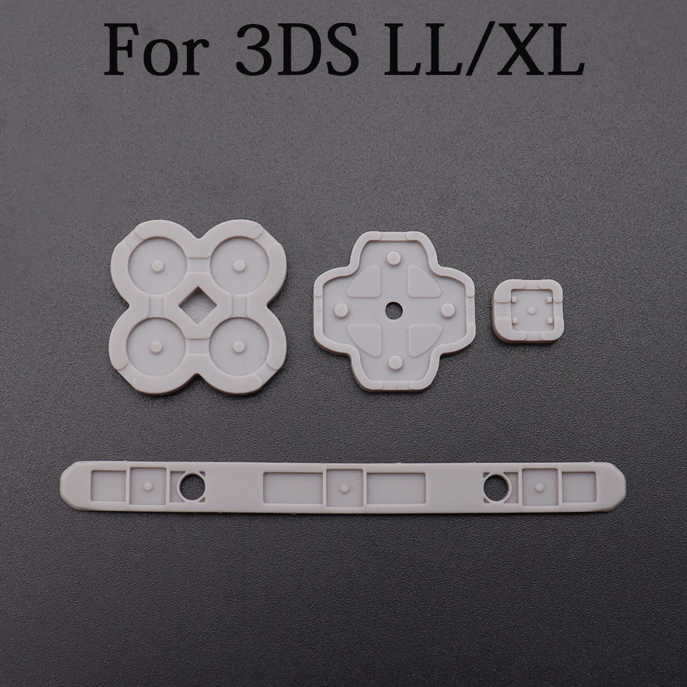 1Set For Xbox 360 Switch NES  Wii  PSP1000 For New 3DS XL LL NDSL NDSi XL LL Replacement Rubber Conductive Button Pad