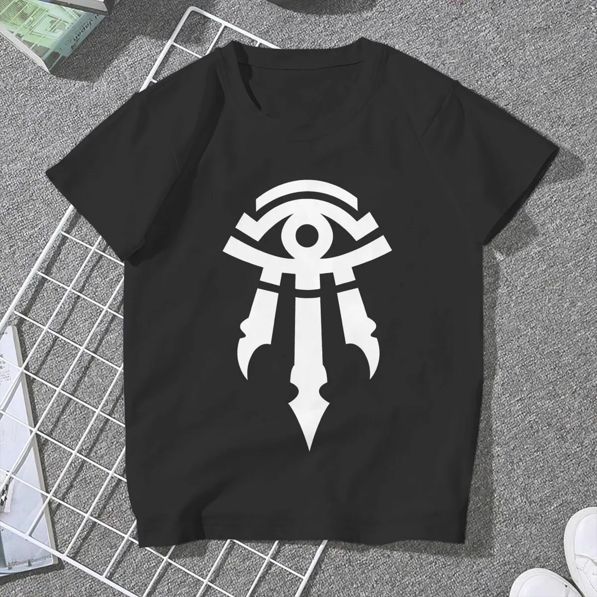 Kirin Tor Emblem Women's T Shirt World of Warcraft Vintage Tee Shirt Short Sleeve Round Neck T-Shirt Gift Idea Clothing