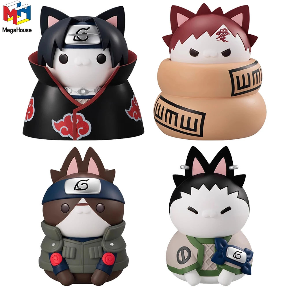 

Оригинальный MegaHouse MEGA CAT PROJECT Uchiha Itachi & Gaara & Nara Shikamaru & Umino Iruka (Naruto), хорошие коллекционные модели игрушек