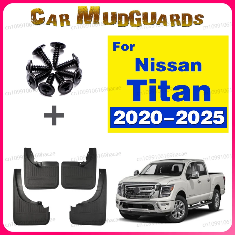 garde-boue-de-pneu-de-voiture-pour-nissan-titan-modeles-2020-2025-compatibles-en-plastique-noir-materiau-pp-tpe-transmission-automatique