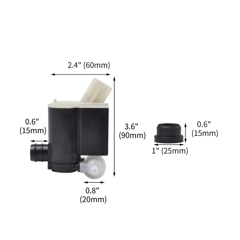 For Hyundai I10 Santa Fe Veloster KIA CARENS CARNIVAL Windshield Washer Motor Pump 98510-1F100、98510-2L100