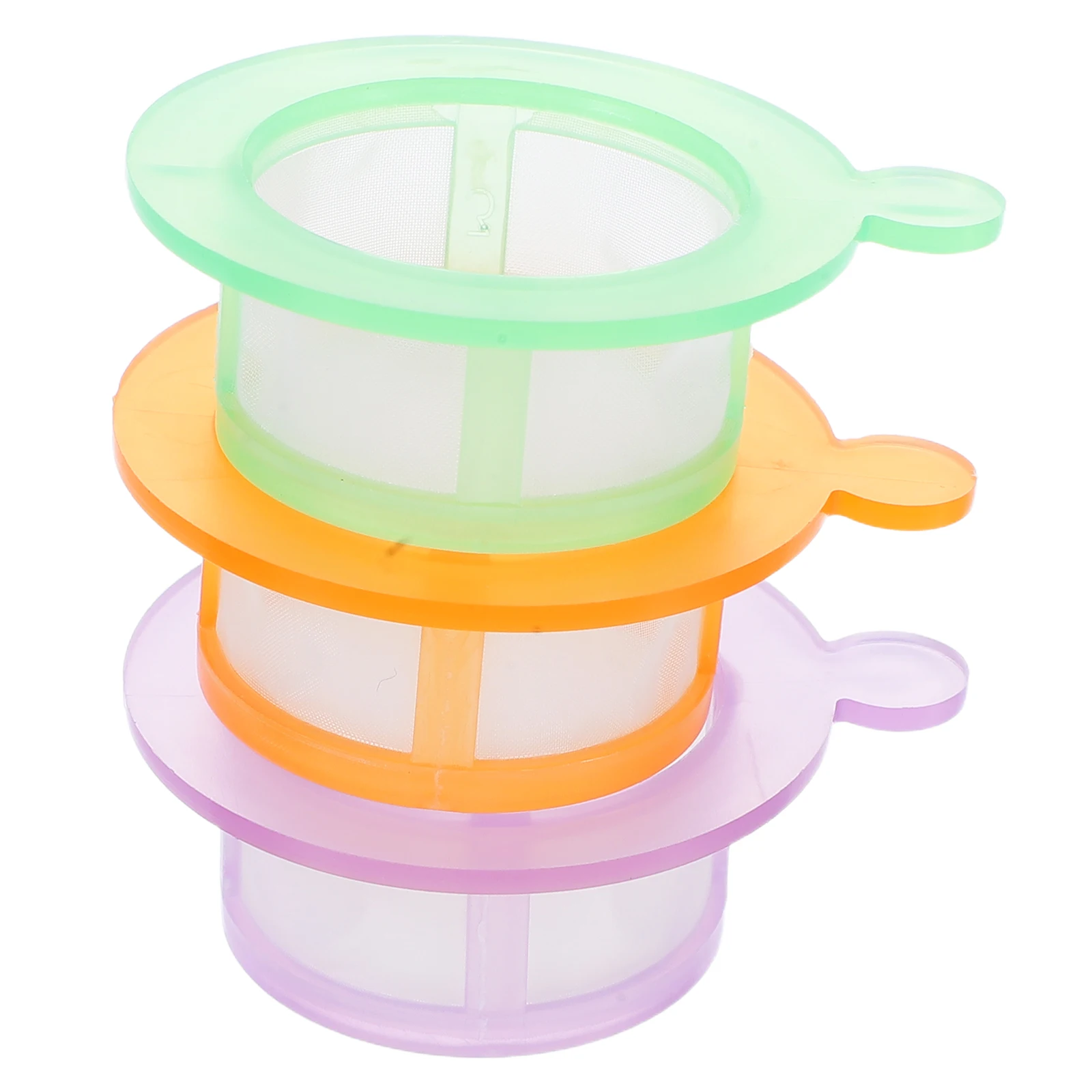 

3pcs Cell Filter 100um Green 70um Yellow 40um Purple Disposable Strainer Lab Tools Polypropylene Nylon Mesh Sieve